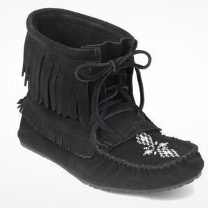 Manitoba’s Harvester Suede Moccasins